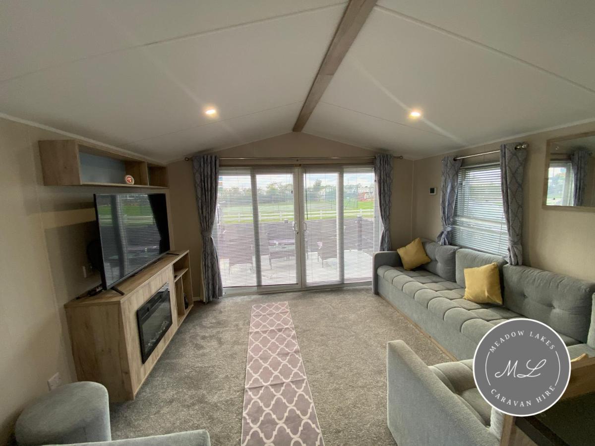 Meadow View 171 - Golden Palm - Central Heating, Wifi, Pet Friendly, Bed Linen - Meadow Lakes Caravan & Lodge Hire Chapel Saint Leonards Ngoại thất bức ảnh