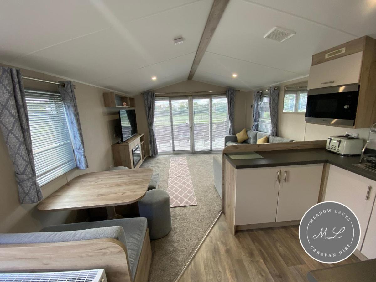 Meadow View 171 - Golden Palm - Central Heating, Wifi, Pet Friendly, Bed Linen - Meadow Lakes Caravan & Lodge Hire Chapel Saint Leonards Ngoại thất bức ảnh
